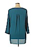 Karen Kane 100% Polyester Blue 3/4 Sleeve Blouse Size 1X - photo 2