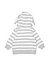 Carter's 100% Cotton Gray Zip Up Hoodie 0-3 MO / 3 MO - photo 2