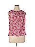 Talbots 100% Polyester Red Sleeveless Blouse Size 14 (petite) - photo 1