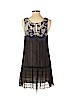 Free People 100% Polyester Black Casual Dress Size S - photo 2