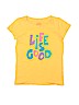 Life Is Good 100% Cotton Yellow Short Sleeve T-Shirt Size 7 - 8 - photo 1
