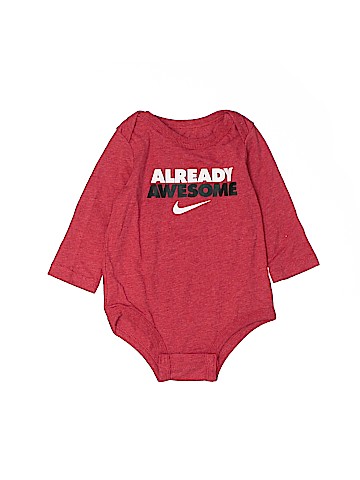 Nike Long Sleeve Onesie (view 1)
