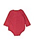Nike Red Long Sleeve Onesie 6-9 MO / 9 MO - photo 2
