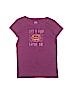Life Is Good 100% Cotton Purple Short Sleeve T-Shirt Size 7 - 8 - photo 1