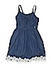 Bebe 100% Cotton Blue Dress Size M (youth) - photo 1