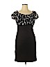 AGB 100% Polyester Black Casual Dress Size 14 (petite) - photo 1