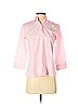 Ralph Lauren Black Label 100% Cotton Pink 3/4 Sleeve Button-Down Shirt Size 4 - photo 1