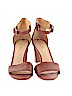Via Spiga 100% Leather Brown Heels Size 8 1/2 - photo 2