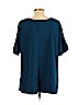 Agnes & Dora Blue Short Sleeve Blouse Size XXL - photo 2