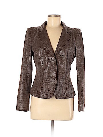 Armani Collezioni Faux Leather Jacket (view 1)