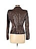 Armani Collezioni 100% Other Brown Faux Leather Jacket Size 8 - photo 2