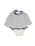 Baby Gap 100% Cotton Blue Long Sleeve Onesie Size 6-12 mo - photo 1