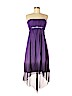 Laundry by Shelli Segal 100% Silk Purple Cocktail Dress Size 12 - photo 1