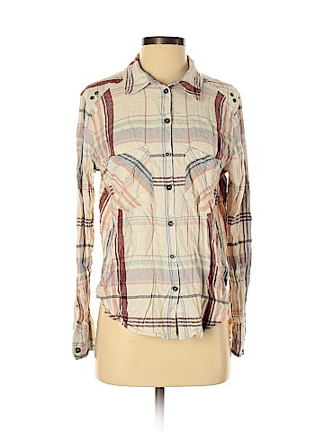 Free People Long Sleeve Button-Down Shirt (view 1)