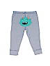 Carter's 100% Cotton Stripes Graphic Blue Casual Pants 6-9 MO / 9 MO - photo 2