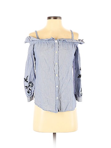 Ann Taylor LOFT 3/4 Sleeve Blouse (view 1)