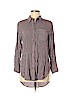 Maeve 100% Rayon Blue 3/4 Sleeve Button-Down Shirt Size M - photo 1