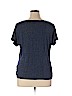 Style&Co Blue Short Sleeve Top Size 1X - photo 2