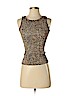 Dana Buchman 100% Rayon Tan Sleeveless Top Size S (petite) - photo 1