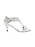 Easy Street Silver Heels Size 6 1/2 (X-wide) - photo 1