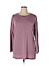 Ideology Purple Long Sleeve Top Size XL - photo 1