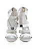 Audrey Brooke Silver Heels Size 8 - photo 2