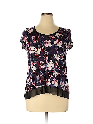Simply Vera Vera Wang Short Sleeve Top (view 1)