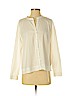 J.jill White Long Sleeve Blouse Size M (petite) - photo 1