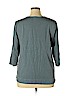 J.jill Blue 3/4 Sleeve Top Size XL - photo 2
