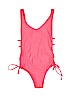 Xhilaration Pink One Piece Swimsuit Size XS - photo 1