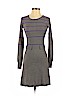 Theory 100% Cotton Gray Casual Dress Size P (petite) - photo 1