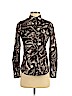 Tory Burch 100% Cotton Brown Long Sleeve Blouse Size 2 - photo 1