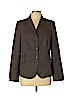 AKRIS 100% Wool Brown Wool Blazer Size 12 - photo 1