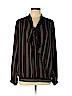 NY Collection 100% Polyester Black Long Sleeve Blouse Size XL - photo 1