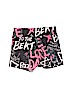 Justice Print Black Athletic Shorts Size 7 - photo 2