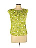 Talbots 100% Cotton Green Short Sleeve Blouse Size 10 (petite) - photo 1