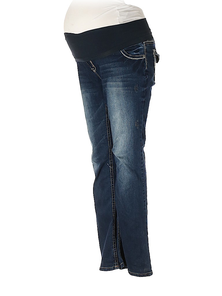 Wall Flower - Maternity Blue Jeans Size M - photo 1