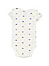 Child of Mine by Carter's 100% Cotton Ivory Short Sleeve Onesie Size 3-6 mo - photo 2