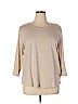 Chico's Tan 3/4 Sleeve T-Shirt Size XL (3) - photo 1