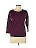 Ann Taylor LOFT Purple Pullover Sweater Size L (petite) - photo 1