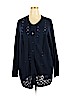 Woman Within 100% Acrylic Blue Coat Size 26 (2X) - photo 1