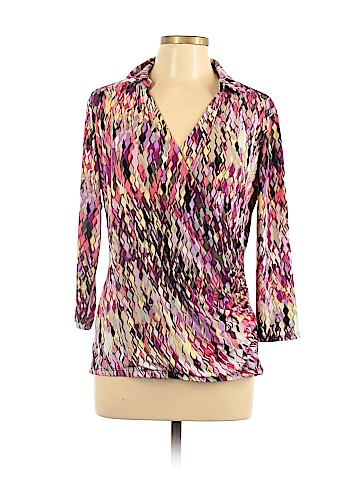 Dana Buchman 3/4 Sleeve Top (view 1)