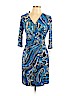 Laundry by Design Blue Casual Dress Size 10 (petite) - photo 1