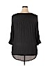 Torrid 100% Polyester Black 3/4 Sleeve Blouse Size 2X Plus (2) - photo 2