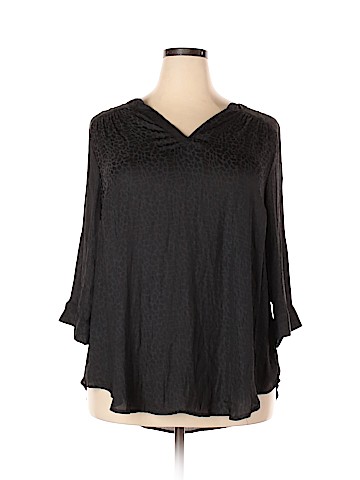 Torrid 3/4 Sleeve Blouse (view 1)
