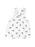 OshKosh B'gosh 100% Cotton Print White Overall Shorts 9-12 MO / 12 MO - photo 2