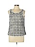 Ann Taylor 100% Polyester Black Sleeveless Blouse Size 10 (petite) - photo 1