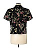 Jaclyn Smith 100% Polyester Black Short Sleeve Blouse Size M (petite) - photo 2