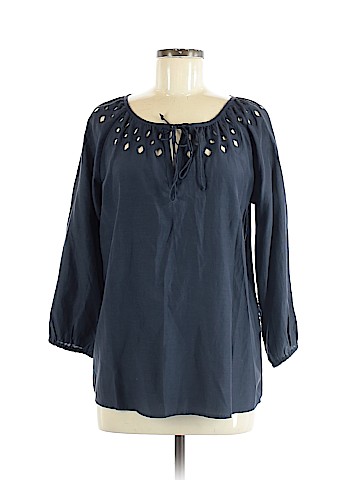 Banana Republic Factory Store 3/4 Sleeve Silk Top (view 1)