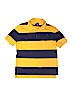 Polo by Ralph Lauren 100% Cotton Stripes Blue Short Sleeve Polo Size 14 - 16 - photo 1